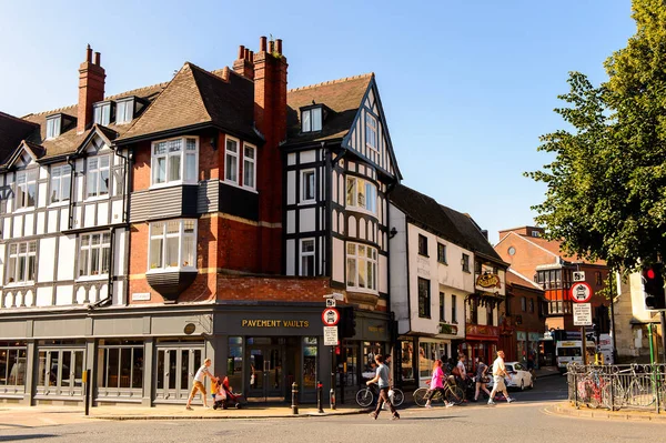 York, İngiltere - 19 Temmuz 2016: York'un Mimarisi, tarihi surlu bir şehir, North Yorkshire, İngiltere.