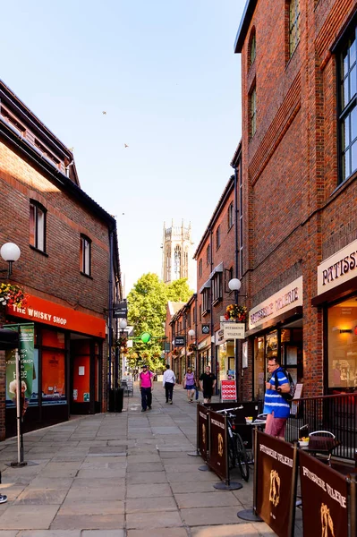 York, İngiltere - 19 Temmuz 2016: York'un Mimarisi, tarihi surlu bir şehir, North Yorkshire, İngiltere.