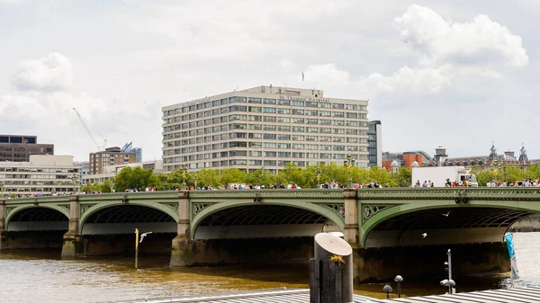 Londres Inglaterra Julio 2016 Arquitectura Orillas Del Río Támesis Londres — Foto de Stock
