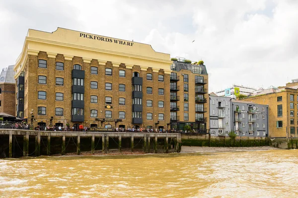 Londra Ngiltere Temmuz 2016 Büyük Britanya Nın Başkenti Londra Thames — Stok fotoğraf