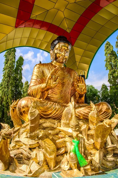 Botataung Pagoda Literalmente 1000 Oficiais Militares Famoso Complexo Rangum Mianmar — Fotografia de Stock