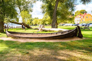 Sigtuna, İsveç - 17 Eylül 2016: 980 yılında kurulan İsveç'in en eski şehri olan Nature Of Sigtuna.