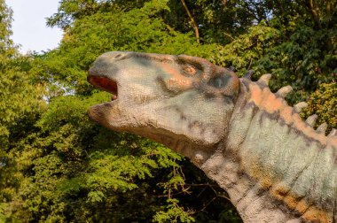 Bratislava, Slovakya - 28 Eylül 2016: Bratislava, Slovakya'nın gözde mekanlarından dinopark.