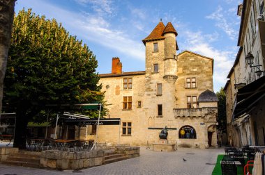 Perigueux, Fransa - 11 Ekim 2016: Perigueux, Fransa. Kasaba, Bir Roma Katolik piskoposluğunun merkezidir..