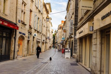 Perigueux, Fransa - 11 Ekim 2016: Perigueux, Fransa. Kasaba, Bir Roma Katolik piskoposluğunun merkezidir..