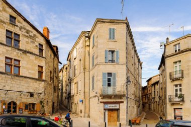 Perigueux, Fransa - 11 Ekim 2016: Perigueux Mimarisi, Fransa. Kasaba, Bir Roma Katolik piskoposluğunun merkezidir..