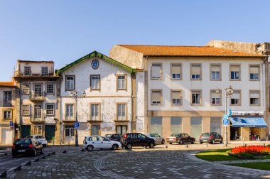 Braga, Portekiz - 14 Ekim 2016: Braga Mimarisi, Portekiz. Şehir 2012 yılında Avrupa Gençlik Başkenti oldu.