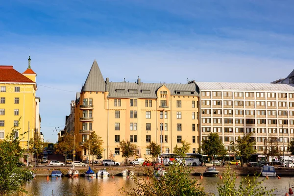 芬兰赫尔辛基 2016 芬兰赫尔辛基河 赫尔辛基被选为2012年世界设计之都 — 图库照片