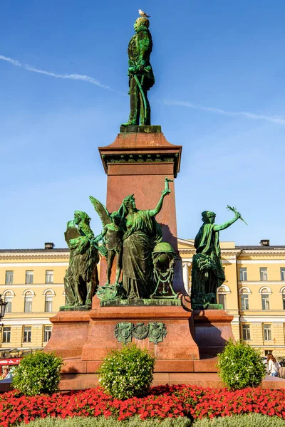 Helsingfors Finland Sep 2016 Helsingfors Arkitektur Finland Helsingfors Valdes Till — Stockfoto