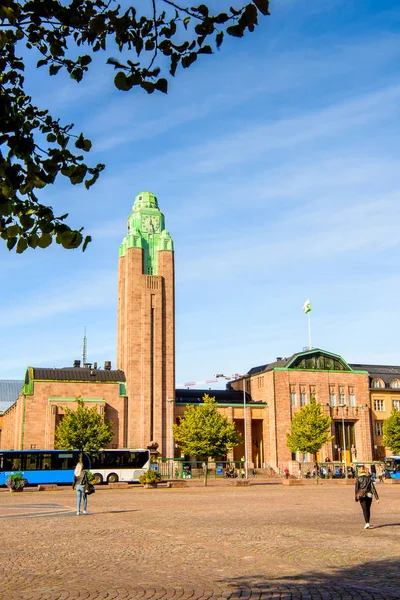 Helsinki Finlandiya Eylül 2016 Helsinki Tren Istasyonu Finlandiya Helsinki 2012 — Stok fotoğraf