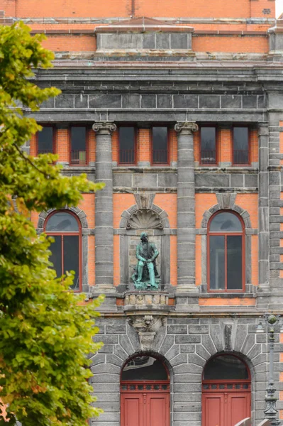 Bergen Nowray Sep 2016 Standbeeld Bergen Een Grootste Stad Van — Stockfoto