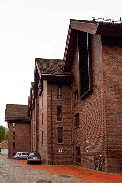 Bergen Nowray Sep 2016 Edificios Hanseáticos Del Distrito Bryggen Bergen —  Fotos de Stock