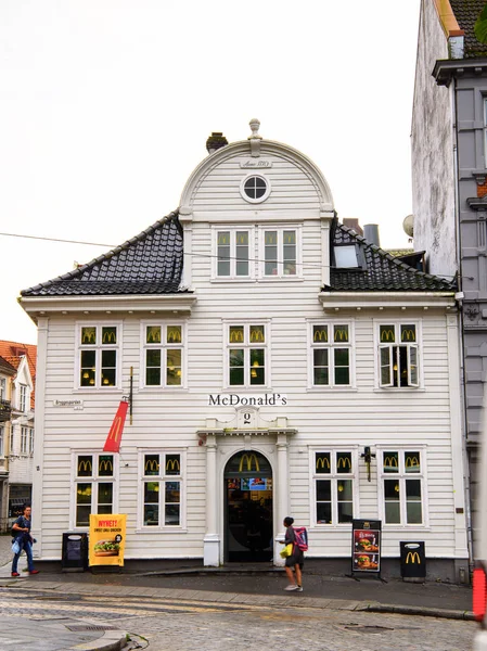 Bergen Nowray Sep 2016 Arquitectura Bergen Segunda Ciudad Más Grande — Foto de Stock