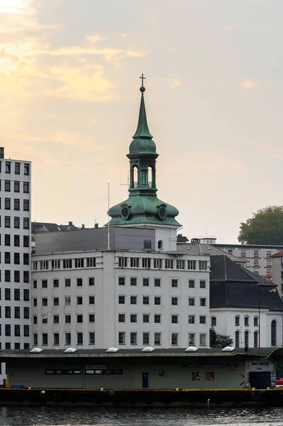 Bergen Nowray Sep 2016 Arquitectura Bergen Segunda Ciudad Más Grande — Foto de Stock