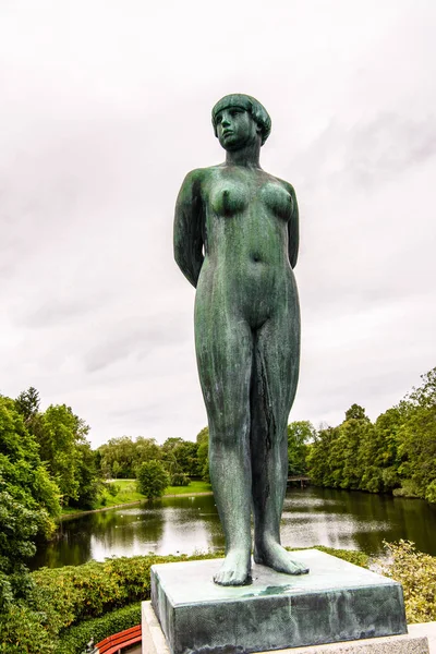 Oslo Norveç Eylül 2016 Frogner Parkında Gustav Vigeland Heykeli Gustav — Stok fotoğraf