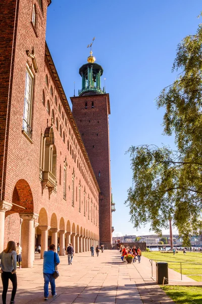 Stockholm Zweden Sep 2016 Stadhuis Van Stockholm Zweden Het Locatie — Stockfoto