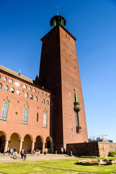 Stockholm Suécia Setembro 2016 Prefeitura Estocolmo Suécia Local Banquete Prêmio — Fotografia de Stock