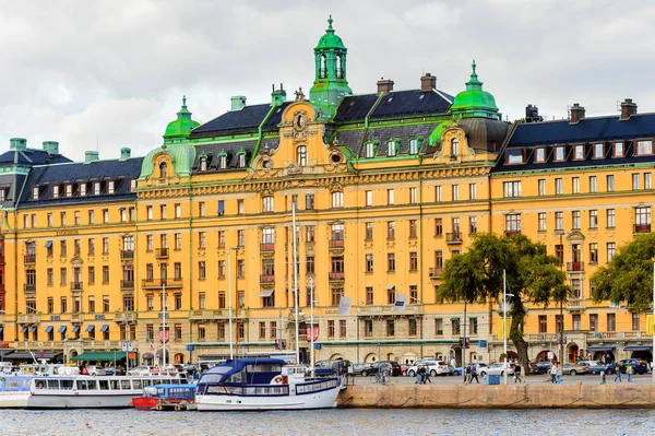 斯德哥尔摩 2016年9月13日 瑞典斯德哥尔摩市中心的建筑 斯德哥尔摩是斯堪的纳维亚人口最多的城市 — 图库照片