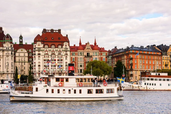 Stockholm Svédország Szeptember 2016 Gyönyörű Kilátás Építészet Központjában Stockholm Svédország — Stock Fotó