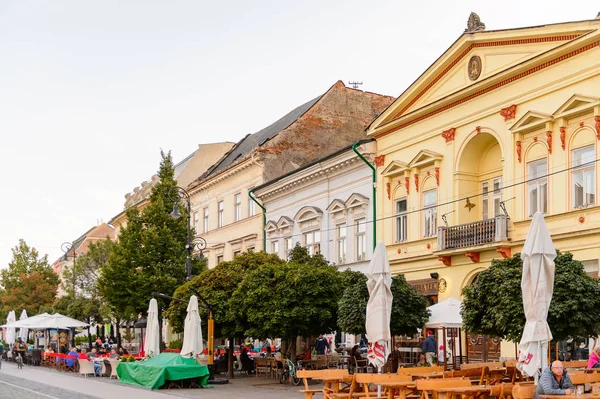 Kosice Slovakia Sep 2016 Main Street Kosice Biggest City Eastern — Stock Photo, Image