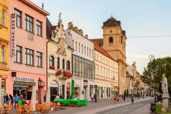 Kosice Slovakien Sep 2016 Arkitektur Huvudgatan Kosice Den Största Staden — Stockfoto