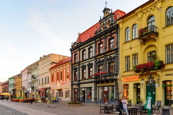 Kosice Slovakien Sep 2016 Färgglada Arkitektur Huvudgatan Kosice Den Största — Stockfoto