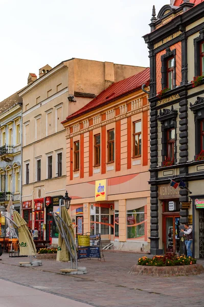 Kosice Slovacchia Settembre 2016 Architettura Colorata Della Strada Principale Kosice — Foto Stock