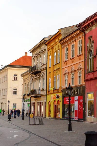 Kosice Slovaquie Sep 2016 Architecture Dans Soirée Kosice Grande Ville — Photo