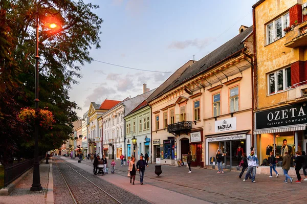 Koszyce Słowacja Września 2016 Architektura Wieczorem Koszycach Największym Mieście Wschodniej — Zdjęcie stockowe