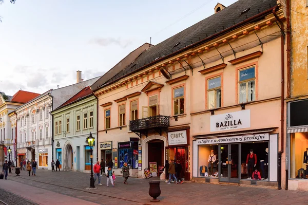Κόζιτσε Σλοβακία Σεπ 2016 Αρχιτεκτονική Βράδυ Του Κόζιτσε Μεγαλύτερη Πόλη — Φωτογραφία Αρχείου