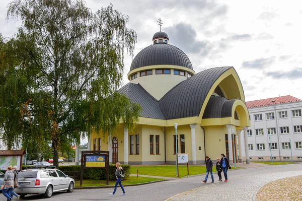 Kezmarok Σλοβακία Σεπ 2016 Εκκλησία Στο Kezmarok Σλοβακία Μια Μικρή — Φωτογραφία Αρχείου