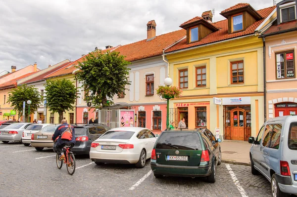 Kezmarok Slovakya Eylül 2016 Kezmarok Ana Caddesi Slovakya Spis Bölgesinde — Stok fotoğraf