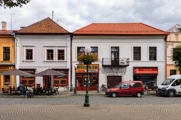 Kieżmark Słowacja Września 2016 Architektura Głównej Ulicy Miasta Kieżmark Słowacja — Zdjęcie stockowe