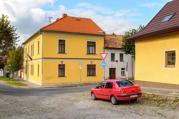 Kieżmark Słowacja Września 2016 Architektura Kieżmark Słowacja Małe Miasteczko Regionie — Zdjęcie stockowe