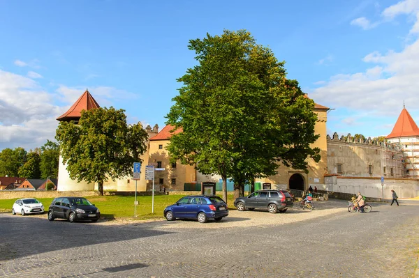 Kezmarok Eslováquia Setembro 2016 Viajar Para Castelo Kezmarok Eslováquia Pequena — Fotografia de Stock