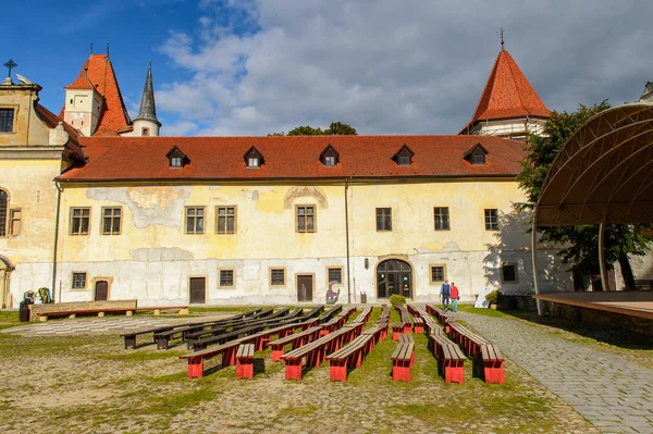Кезмарок Словакия Сентября 2016 Замок Кезмарок Словакия Маленький Городок Регионе — стоковое фото