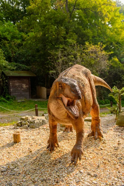 Bratislava Eslováquia Setembro 2016 Plateossauro Dinopark Uma Das Atrações Populares — Fotografia de Stock