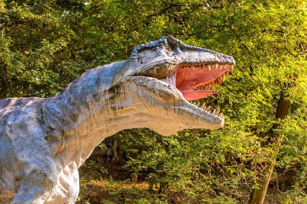 Bratislava Slovakia Sep 2016 Gigantosaurus Dinopark One Popular Attractions Bratislava — Stock Photo, Image