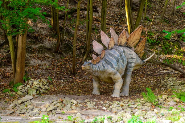 Bratislava Slovakia Sep 2016 Stegosaurus Dinopark Bratislava Slovakia Stegosaurus Género — Foto de Stock