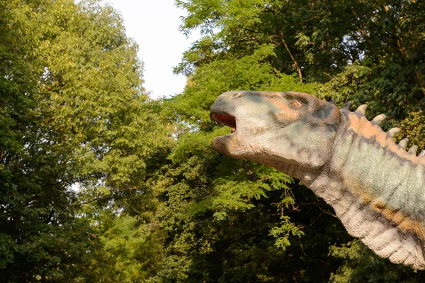 Pozsony Szlovákia Sep 2016 Dinopark Pozsony Bratislava Egyik Népszerű Látnivalója — Stock Fotó