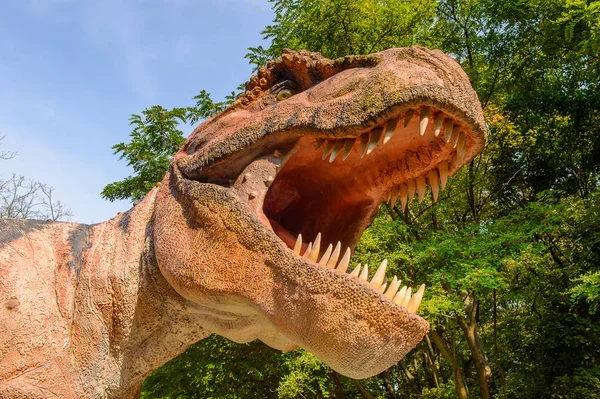 Bratislava Slovakia Sep 2016 Tyrannosaurus Rex Dinopark Bratislava Slowakia Tyrannosaurus — Stok Foto