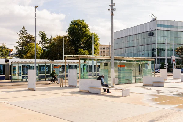 Geneva Suíça Oct 2016 Praça Das Nações Place Des Nations — Fotografia de Stock