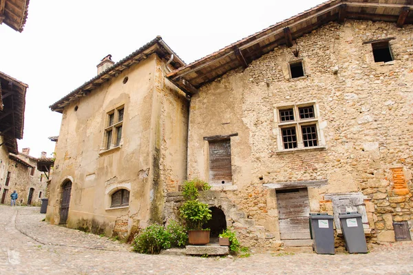 Perouges Γαλλία Οκτ 2016 Μεσαιωνικό Σπίτι Στο Perouges Γαλλία Μια — Φωτογραφία Αρχείου