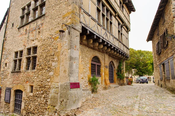 Perouges France Okt 2016 Mittelalterliches Haus Perouges France Eine Ummauerte — Stockfoto