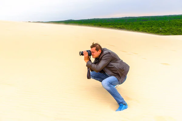 Teste Buch Frankrike Oktober 2016 Dune Pilat Grande Dune Pilat — Stockfoto