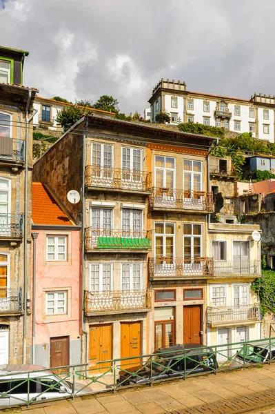 Porto Portugal Jun 2014 Casas Color Del Valle Del Duero — Foto de Stock