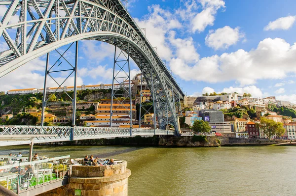 Porto Portugal Jun 2014 Kleur Woningen Aan Oever Van Douro — Stockfoto