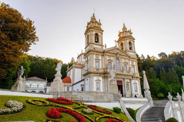 Tenoes Portugal Oct 2016 Iglesia Bom Jesus Monte Santuario Portugués — Foto de Stock