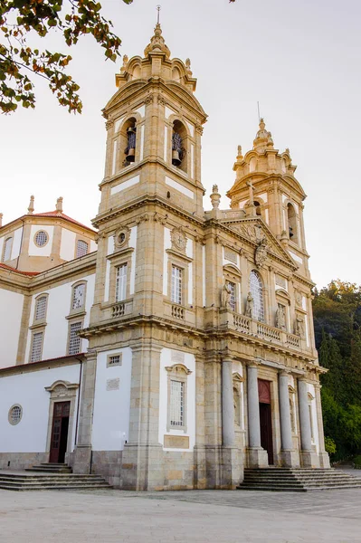 Tenoes Portugal Oct 2016 Igreja Bom Jesus Monte Santuário Português — Fotografia de Stock