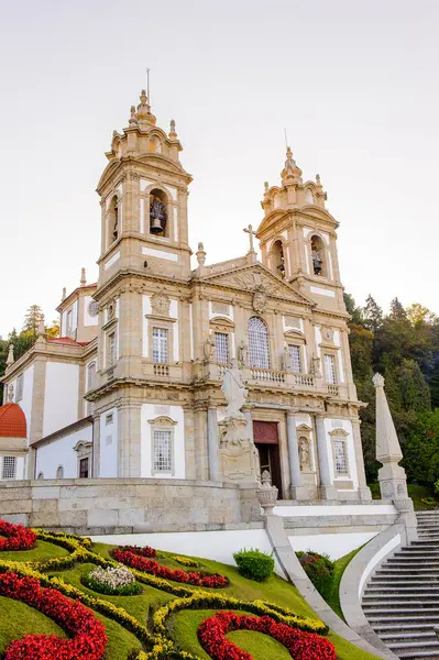 Tenoes Portugal Oct 2016 Iglesia Bom Jesus Monte Santuario Portugués — Foto de Stock